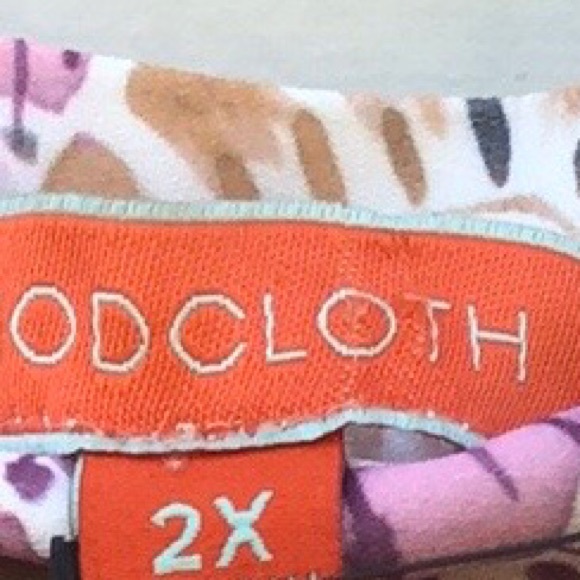 ModCloth pleated seashell print midi skirt 2X - Picture 8 of 8